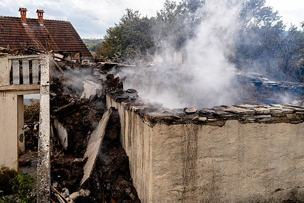 Professional Fire Damage Assessment technician working in Monkton, MD